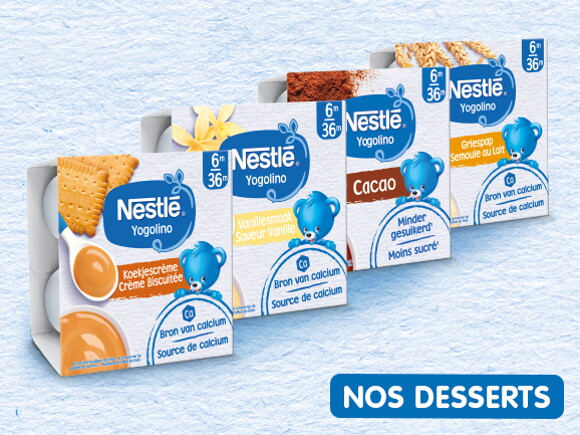 Nestlé Yogolino Nos desserts