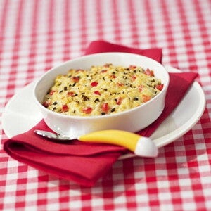 Mini tomaat- olijvengratin Mini tomaat- olijvengratin