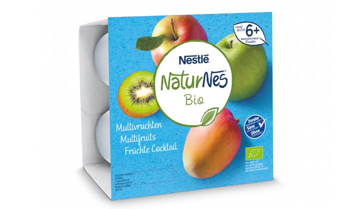 Compote Naturnes Bio Multifruits Nestle Baby