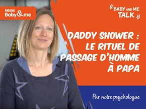 Daddy Shower le rituel de passage d'homme à papa