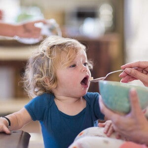 Baby eating Baby eating
