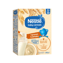 NESTLE BABY CEREALS 5CEREALS 6M