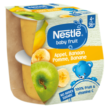 Nestlé Baby Fruit Compote Pomme Banane Sans couvercles