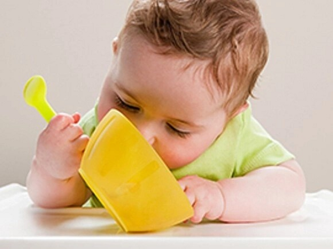 La première purée de légumes de bébé avec Nestlé Baby&Me