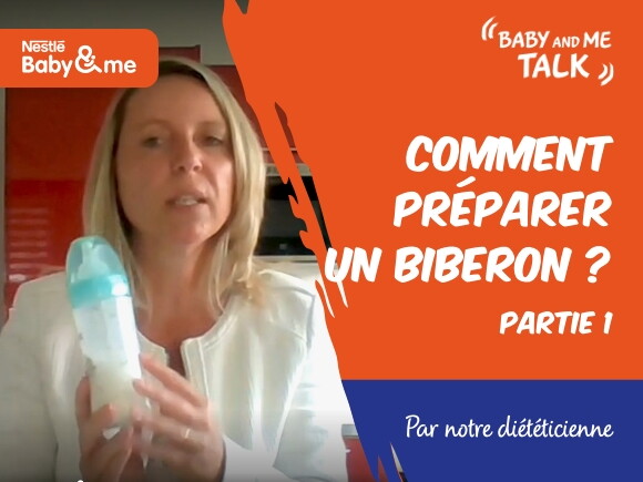 Comment préparer un biberon 